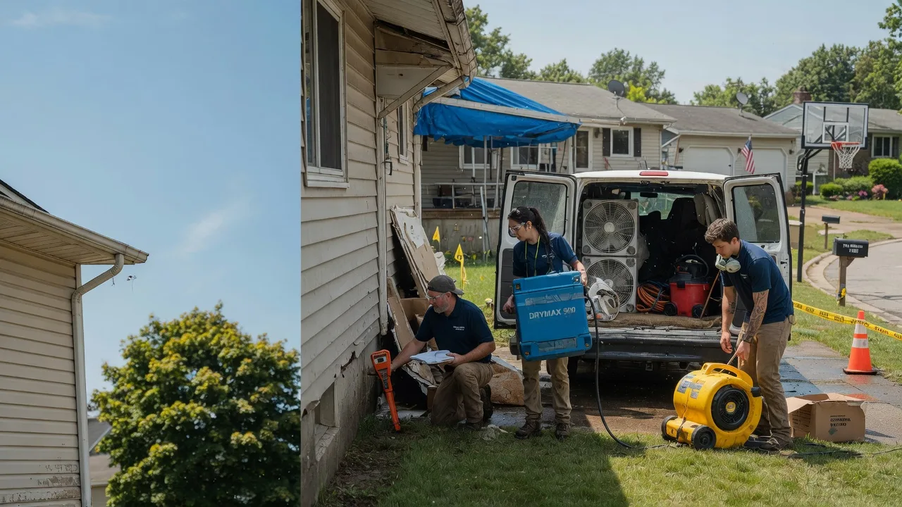 Ceiling Leak Cleanup in Mingoville, PA near me